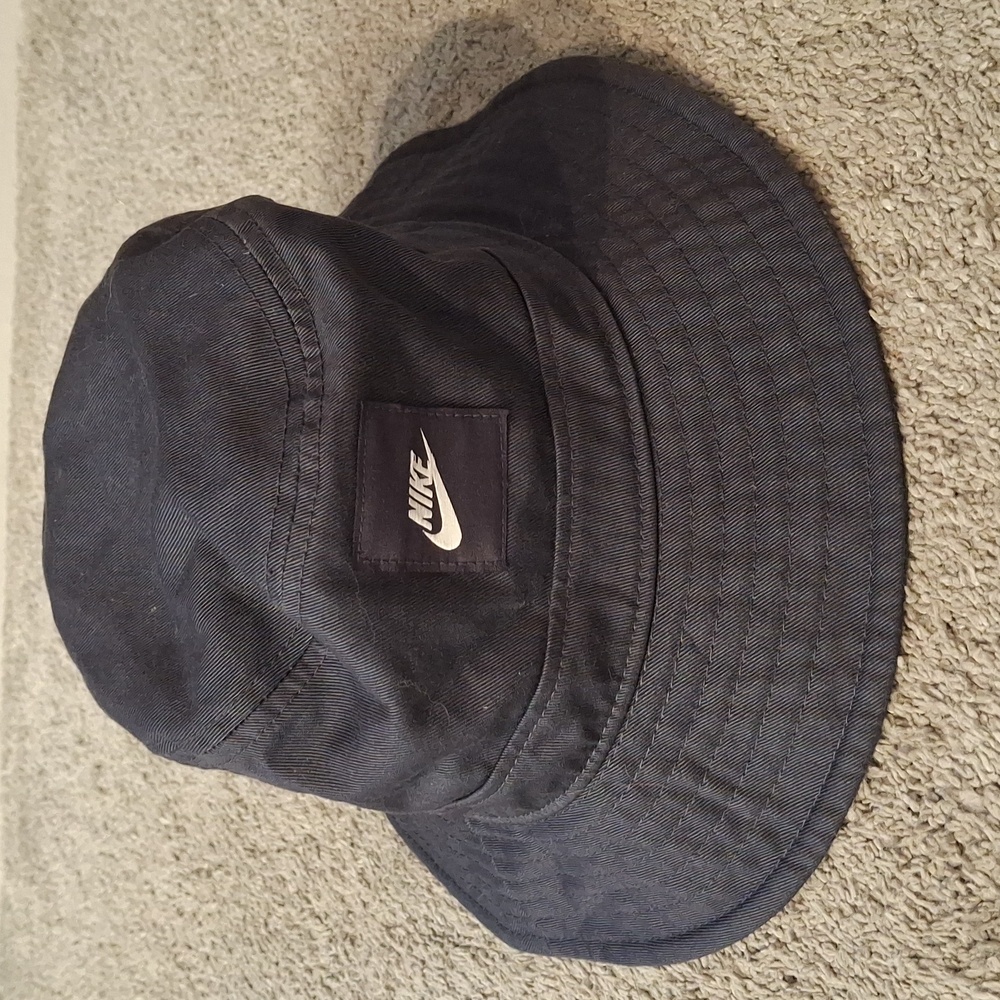Nike Unisex Gridiron Bucket Hat Golf Cap Blue Size M/L